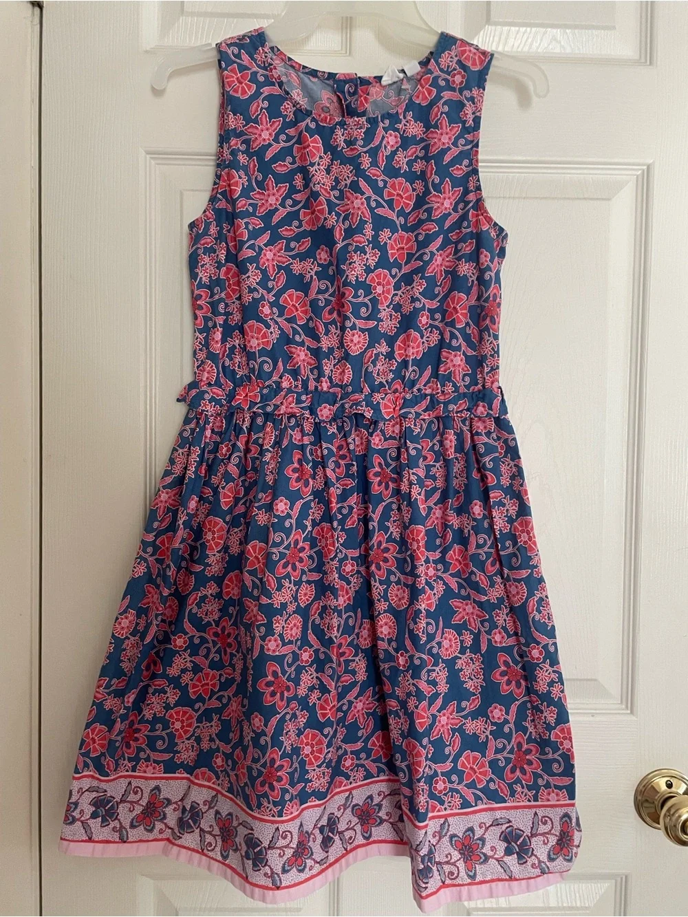 Gap Girls Navy & Pink Floral Sundress XXL